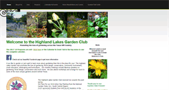Desktop Screenshot of highlandlakesgardenclub.org